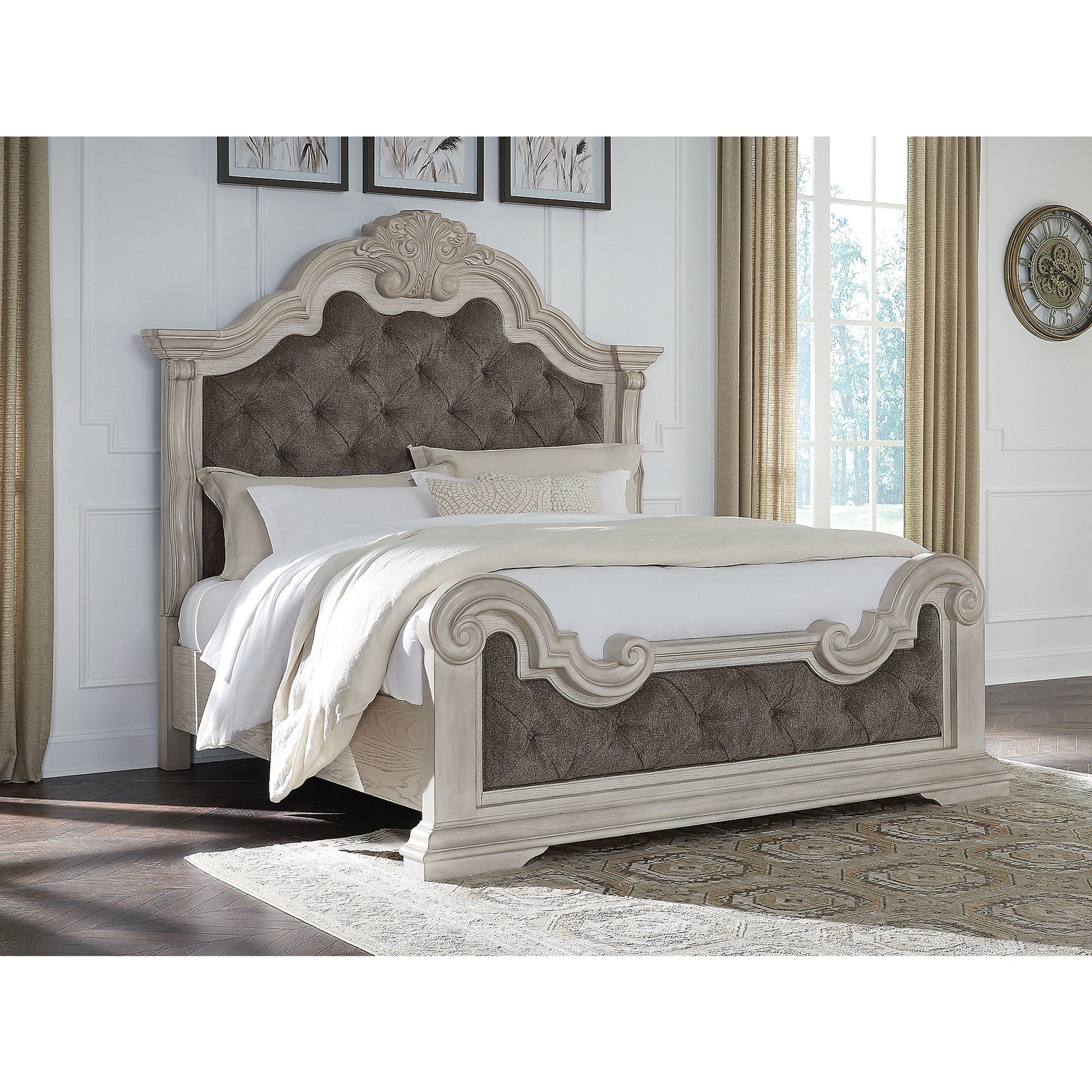 Bruchandi California King Upholstered Panel Bed (PCB948-SI) - Image 2