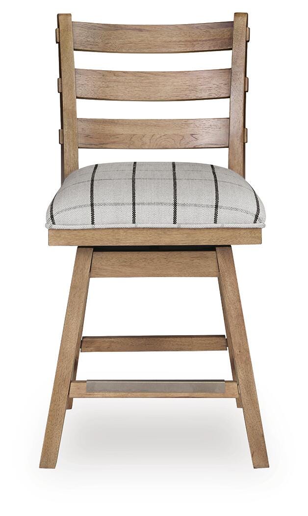 Ridgester Counter Height Barstool (Set of 2) (D858-SI) - Image 3
