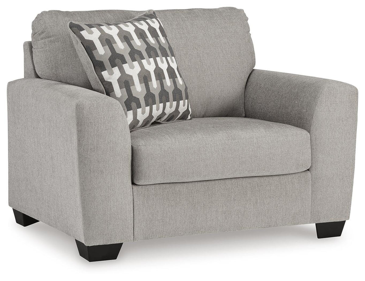 Avenal Park Sofa, Loveseat, Oversized Chair and Ottoman (50805-SI) - Image 6