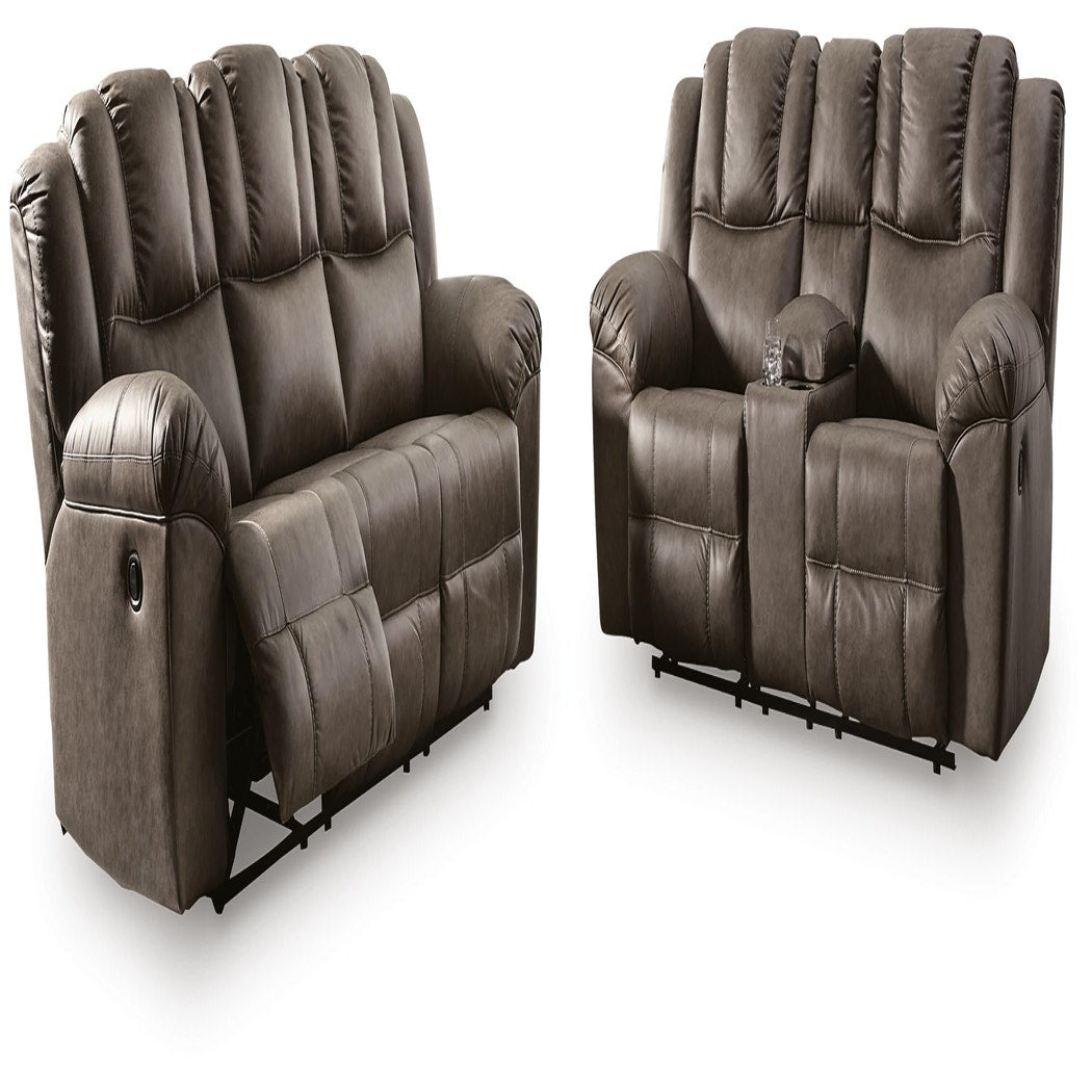 Lowilla Reclining Sofa and Loveseat (PC64506-SI)