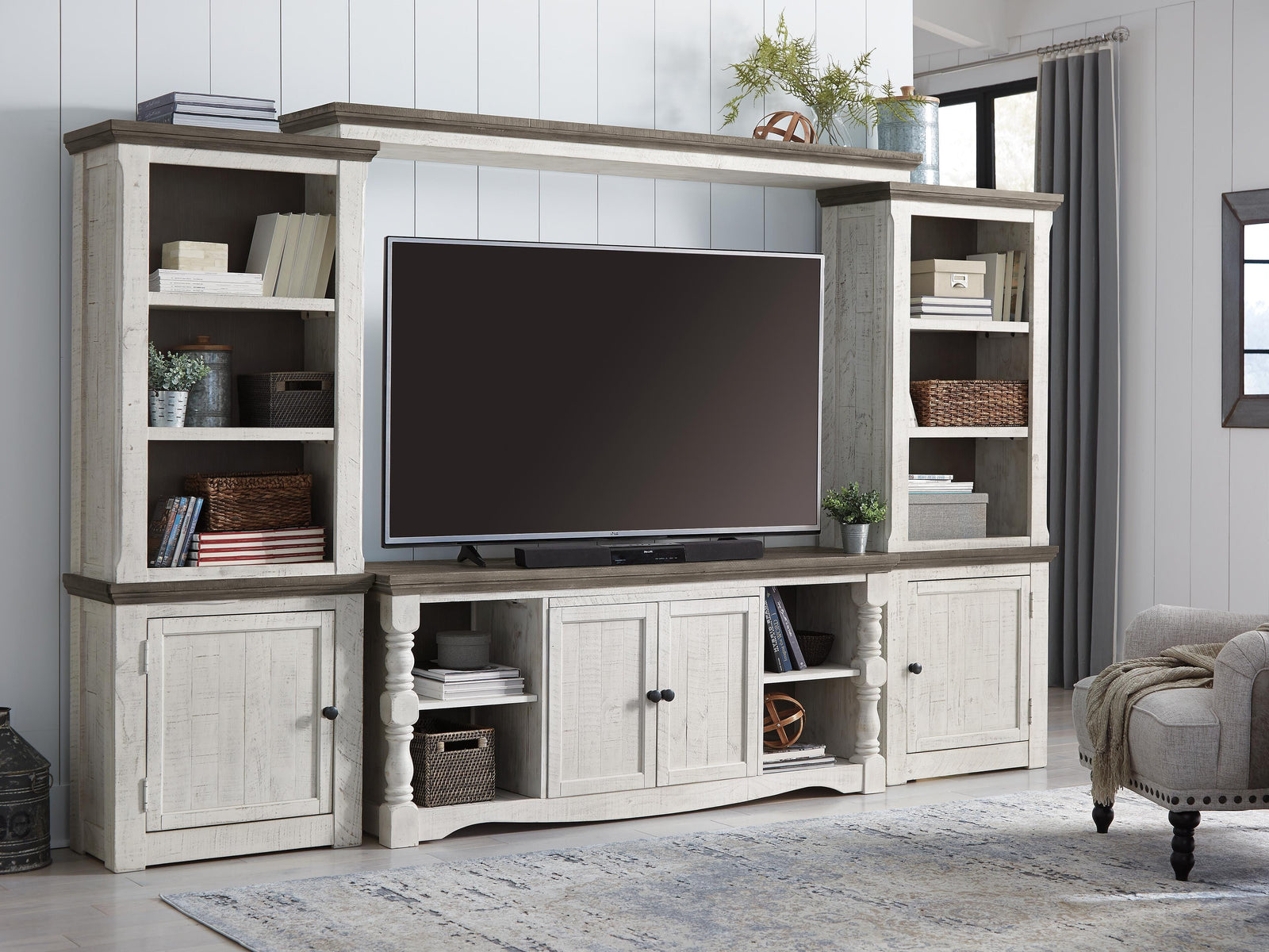 Havalance 4-Piece Entertainment Center (W814-SI) - Image 2