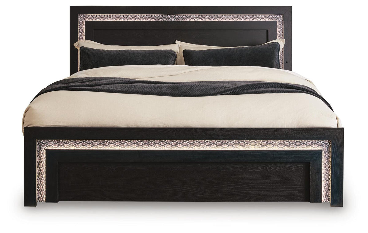 Brizmore King Panel Bed (PCB2611-SI) - Image 3