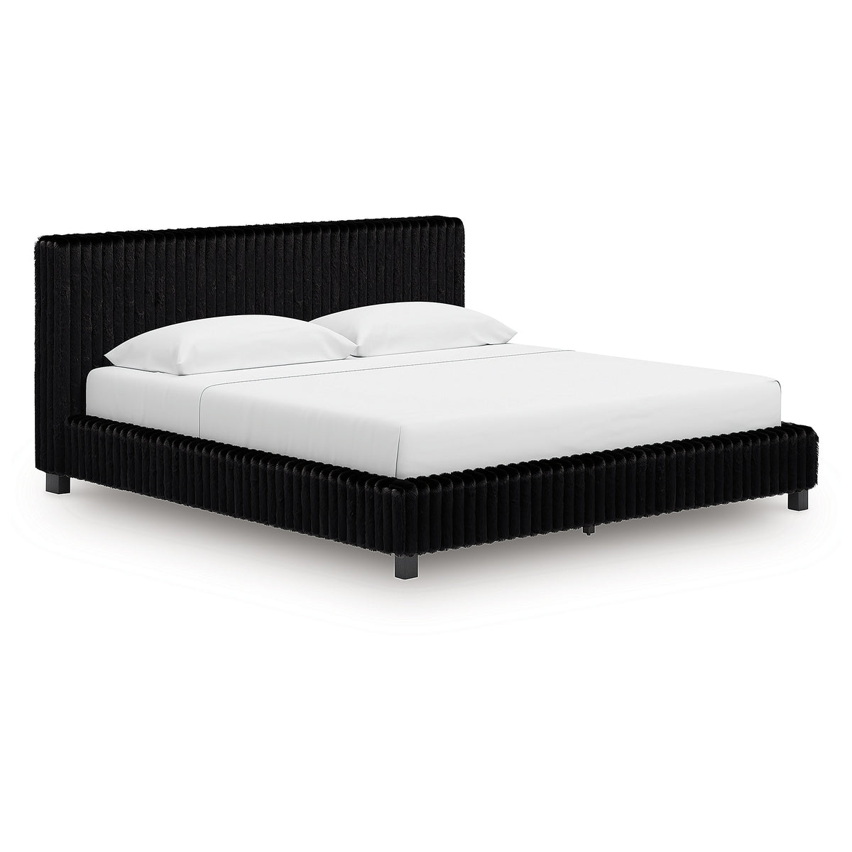 Zuraleus King Upholstered Bed, Dresser and Nightstand (PCB3380-SI) - Image 11