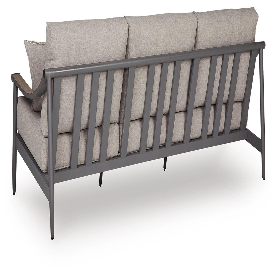 Ocean Beach Outdoor Sofa with Cushion (PCP510-SI) - Image 4