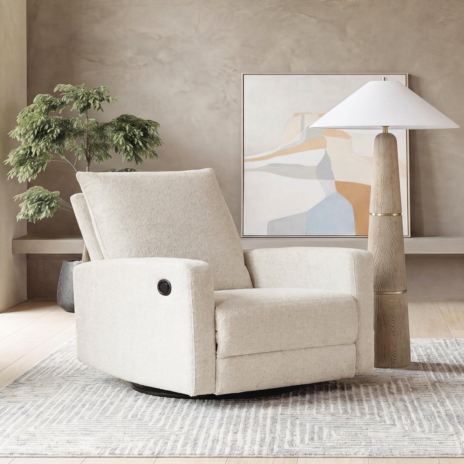 Oaklynn-Manor Swivel Glider Recliner (PC24404-SI) - Image 2