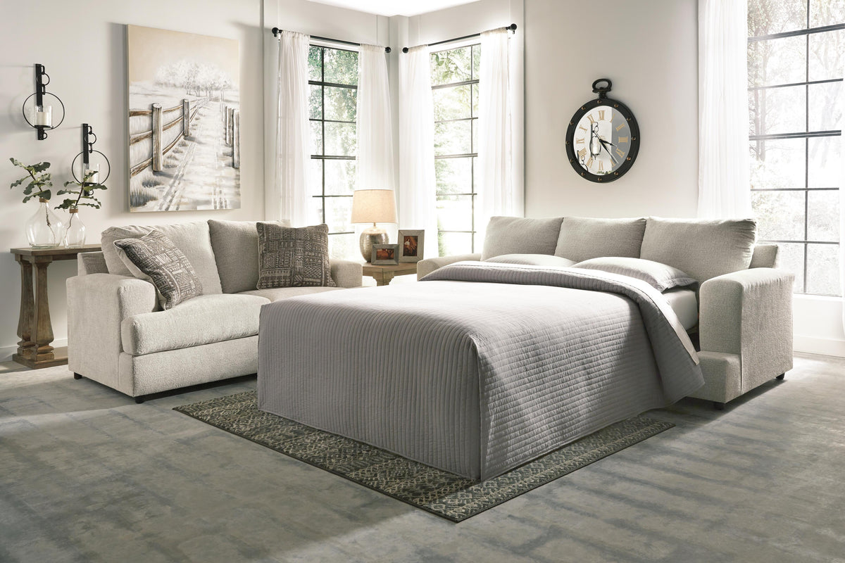Soletren Queen Sofa Sleeper and Loveseat (95104-SI) - Image 7