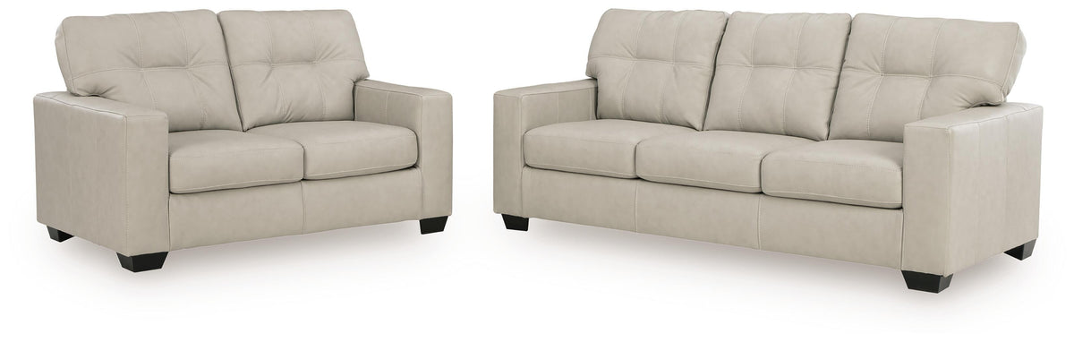 Santorine Sofa and Loveseat (21708-SI)