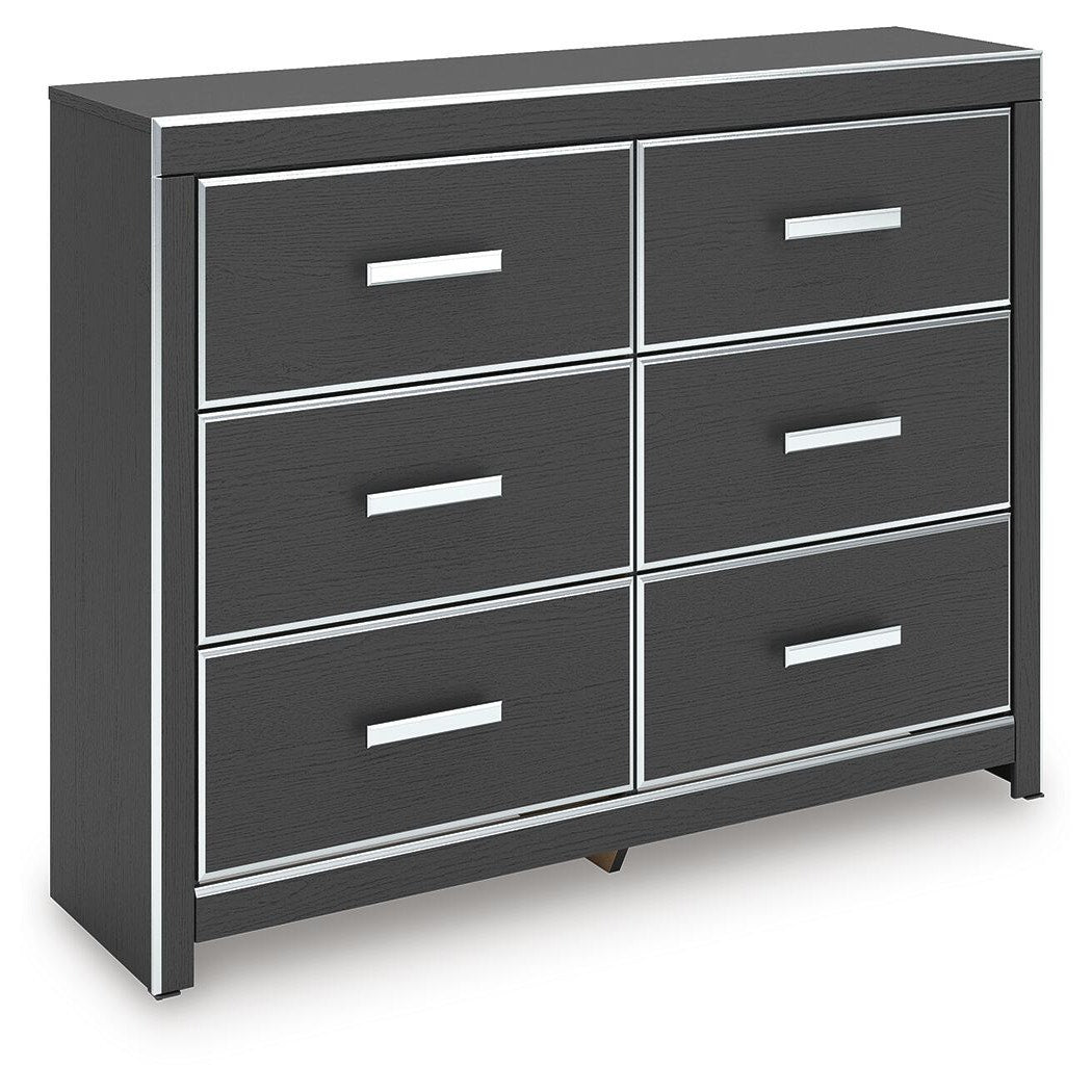 Zuraleus King Upholstered Bed, Dresser and Nightstand (PCB3380-SI) - Image 3