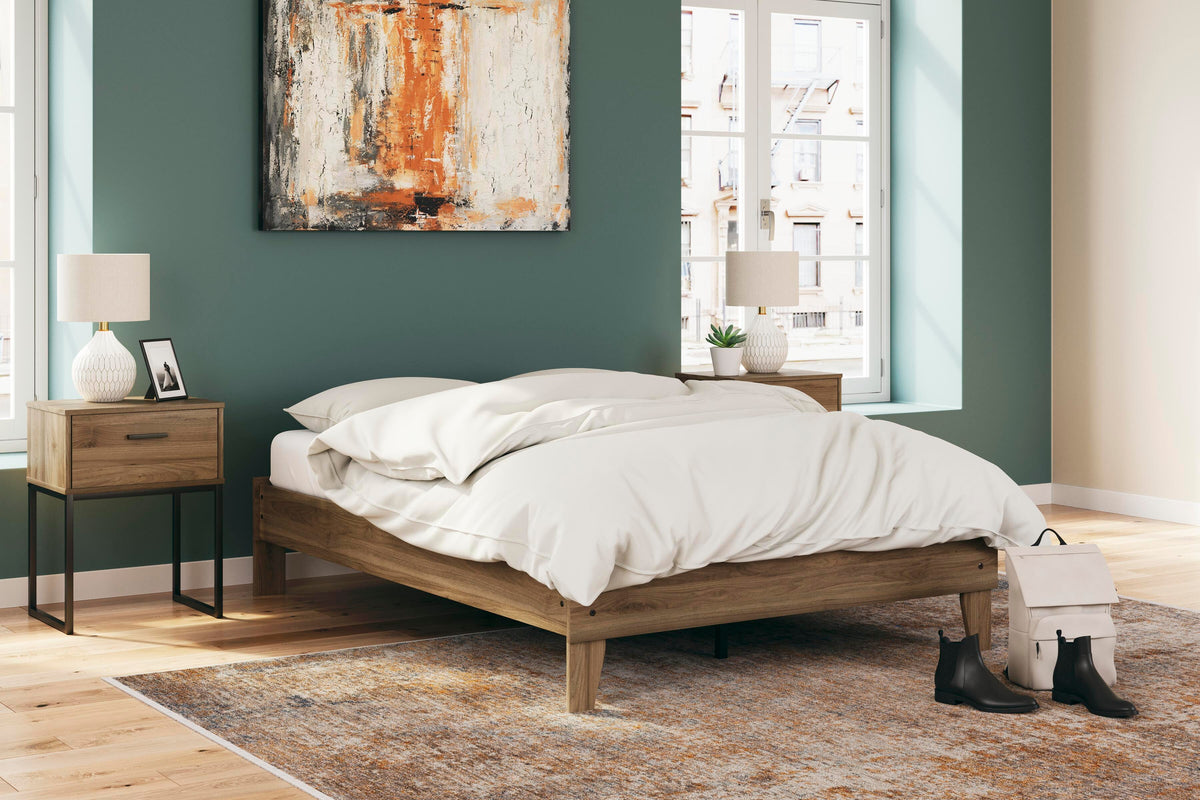 Deanlow Platform Bed - Honey  (EB1866-SI) - Image 24