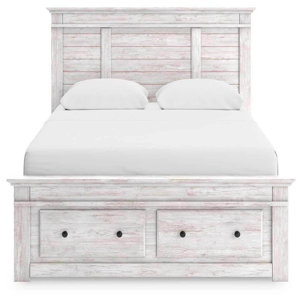 Makidern Queen Panel Storage Bed (PCB1171-SI) - Image 6