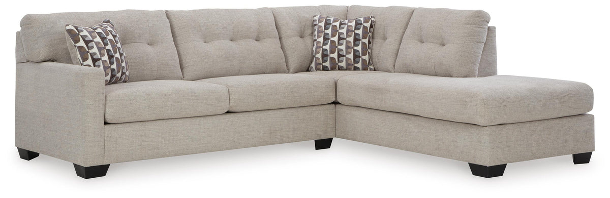 Mahoney 2-Piece Sectional with Chaise (31004-SI)