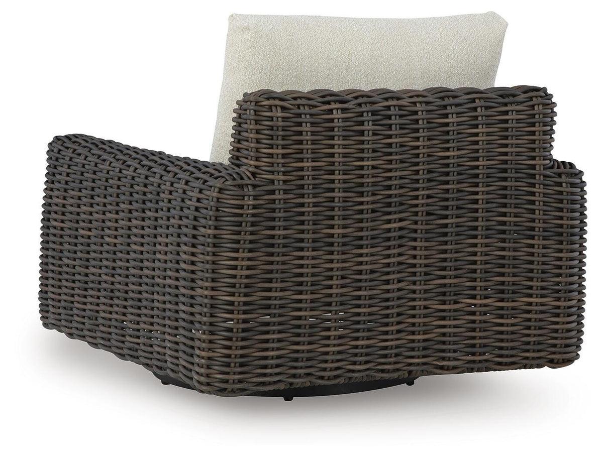 Kimora Outdoor Right and Left-arm Facing Loveseat with Cushion (Set of 2) (P711-SI) - Image 22