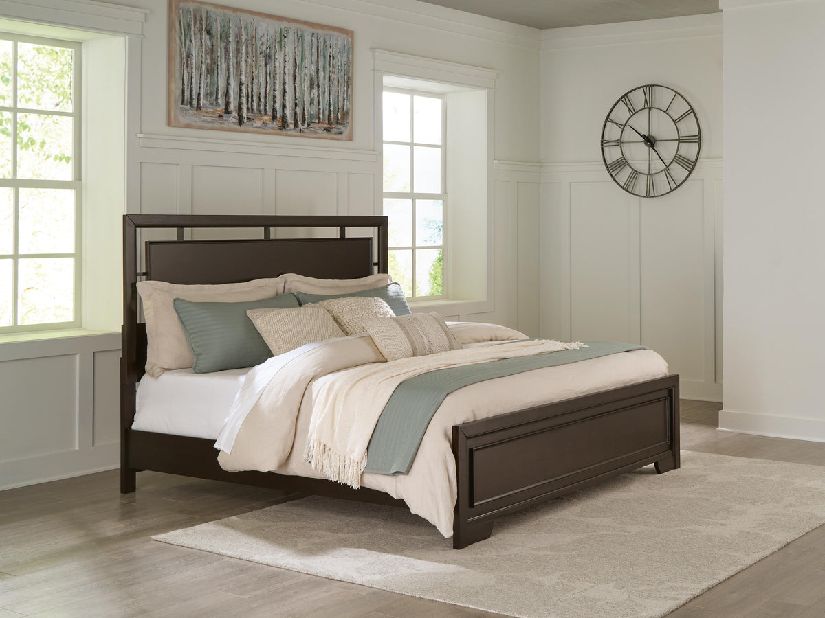 Covetown Panel Bed - Dark Brown  (B441-SI) - Image 2