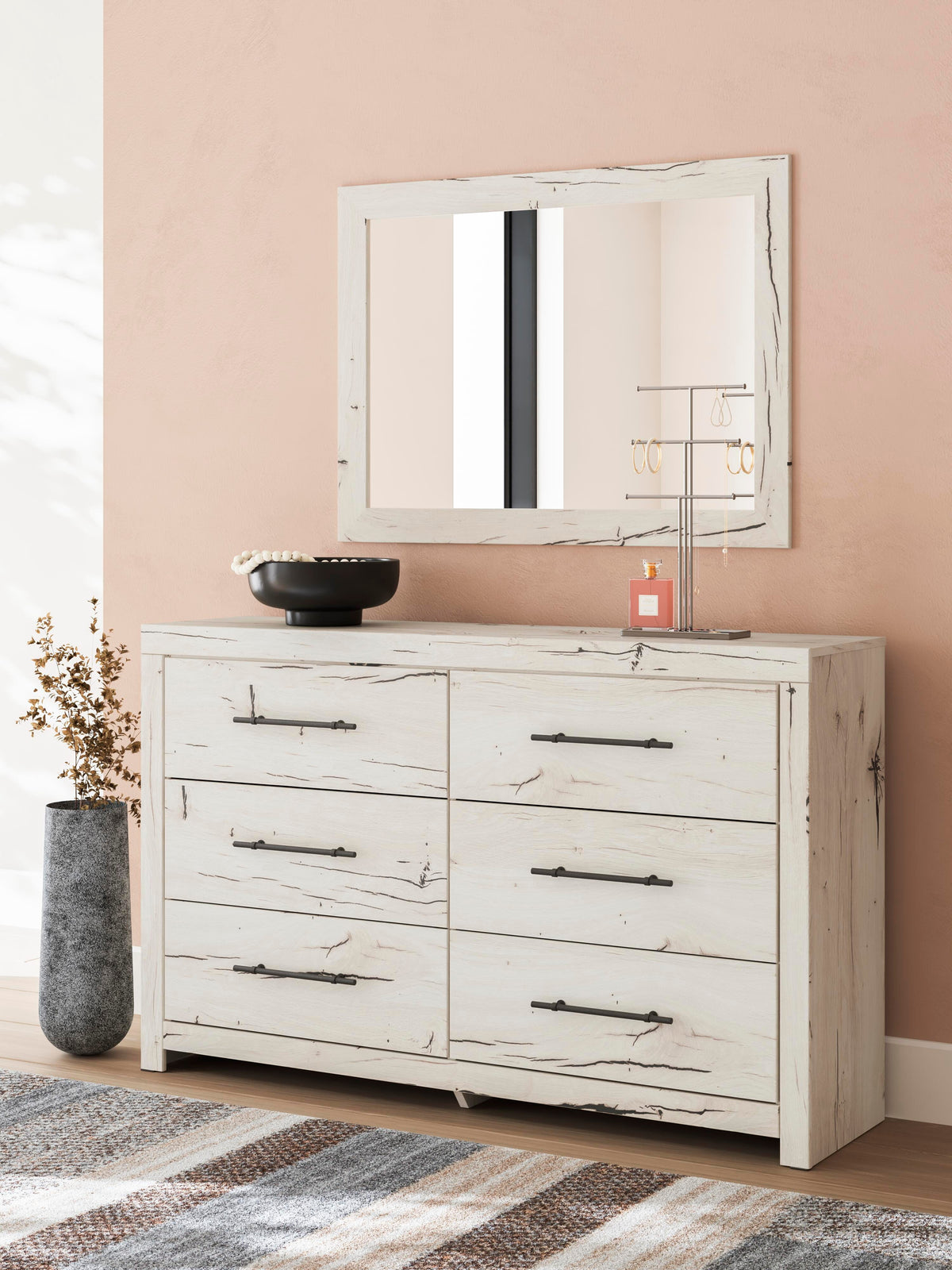 Lawroy Panel Storage Bed, Dresser and Mirror - Light Natural  (B2310-SI) - Image 18