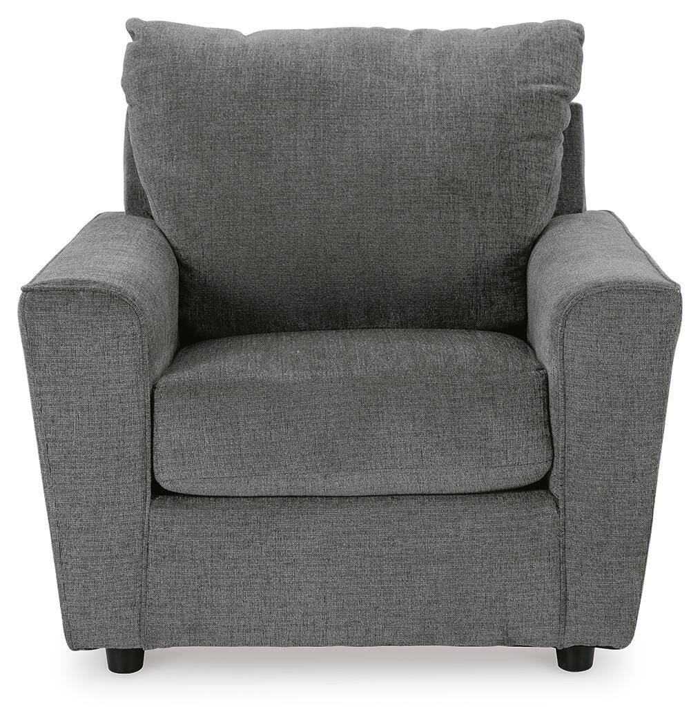 Stairatt Chair and Ottoman (28502-SI) - Image 2