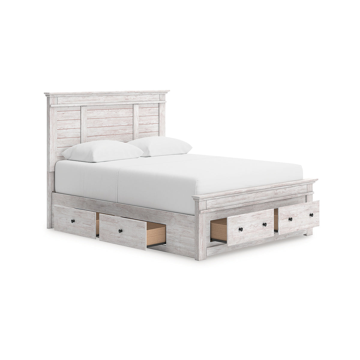 Makidern Queen Panel Storage Bed (PCB1171-SI) - Image 4