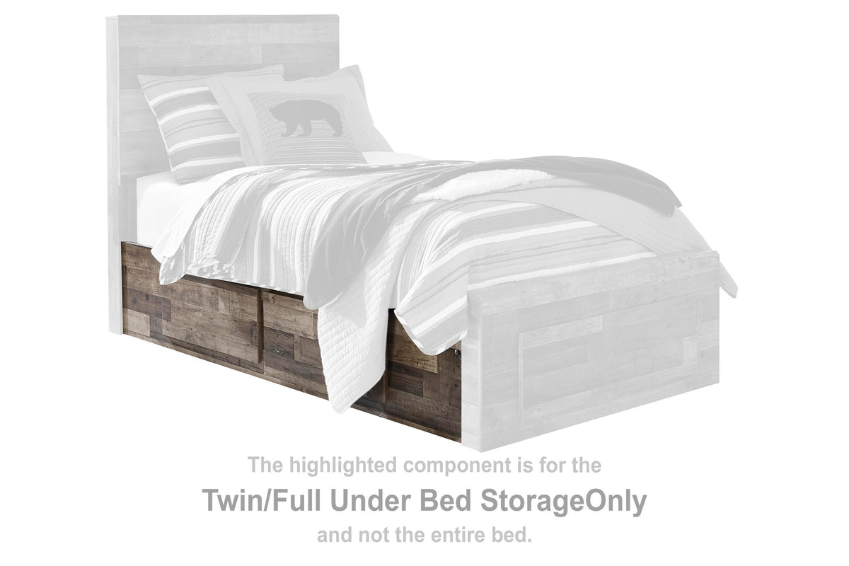 Derekson Under Bed Storage (Youth) - Multi Gray  (B200-SI)