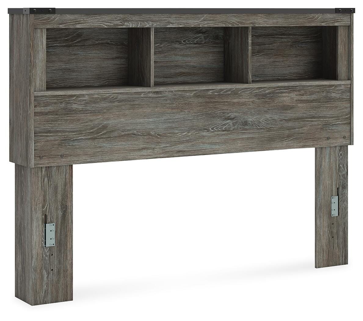 Frandern Bookcase Headboard (Youth) - Gray  (B4480-SI) - Image 5