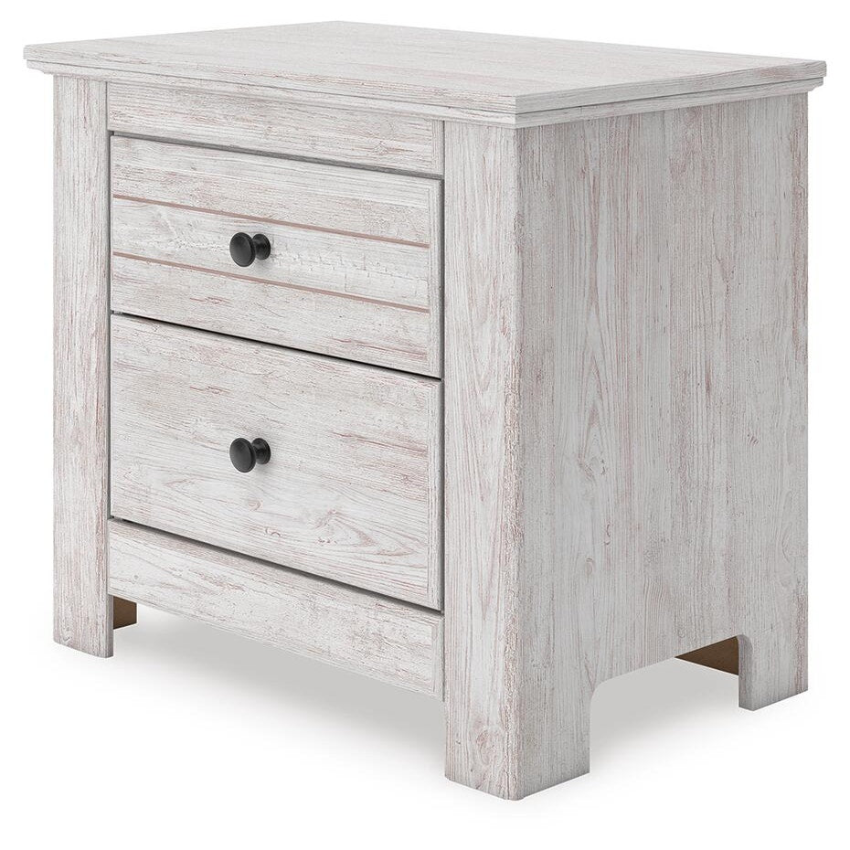 Makidern King Panel Bed, Dresser and Nightstand (PCB1171-SI) - Image 15
