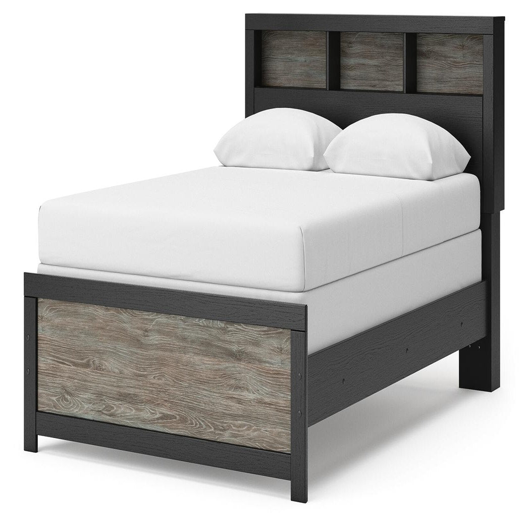 Broachmyn Full Bookcase Bed (PCB1118-SI) - Image 4