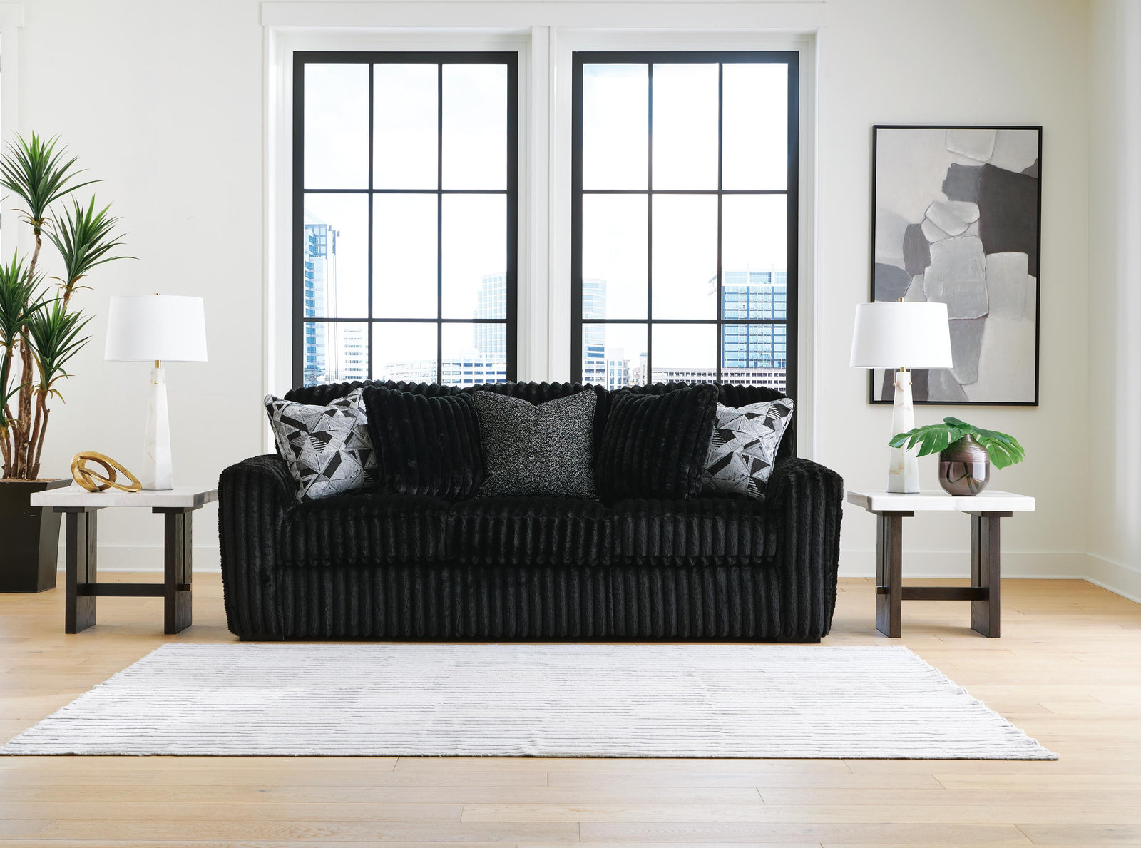 Midnight-Madness Sofa, Loveseat and Oversized Chair (98103-SI) - Image 13