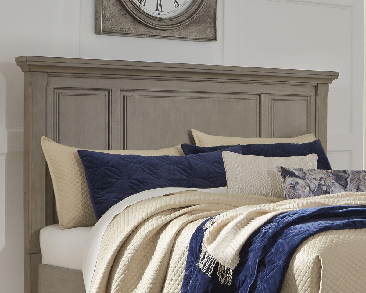 Lettner Panel Headboard - Light Gray  (B733-SI) - Image 4