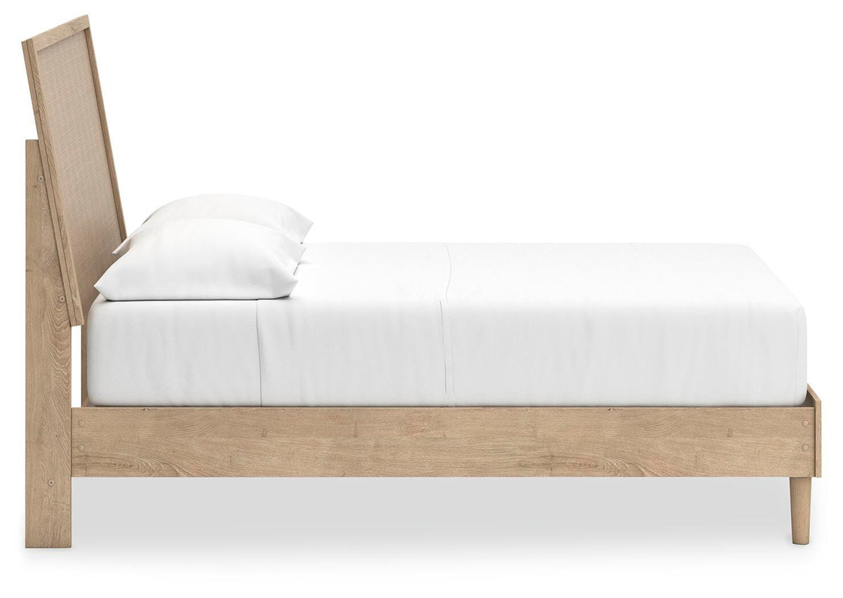 Cielden Panel Bed, Dresser and Mirror - Two-tone  (B1199-SI) - Image 6