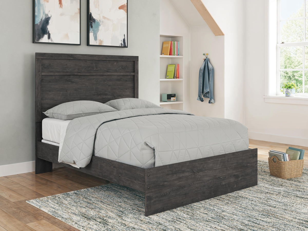 Belachime Panel Bed, Dresser, Mirror and Nightstand (B2589-SI) - Image 11