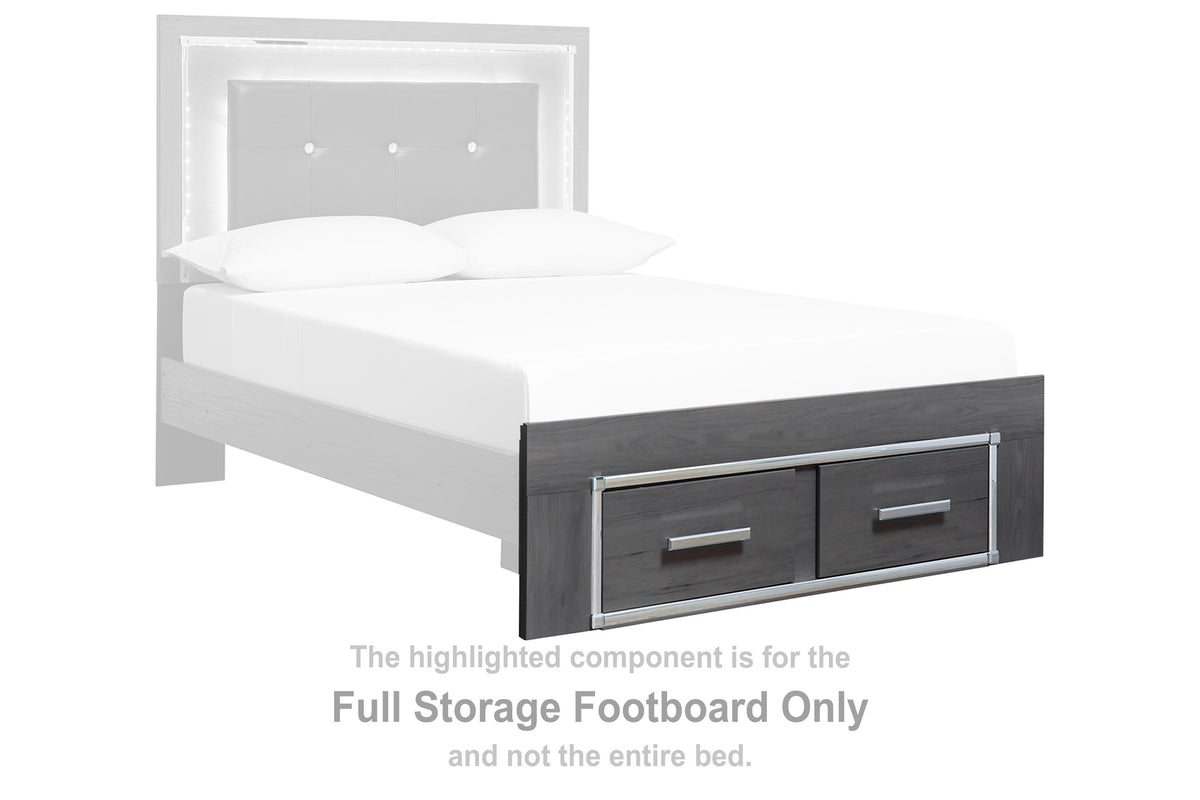 Lodanna Storage Footboard - Gray  (B214-SI) - Image 2