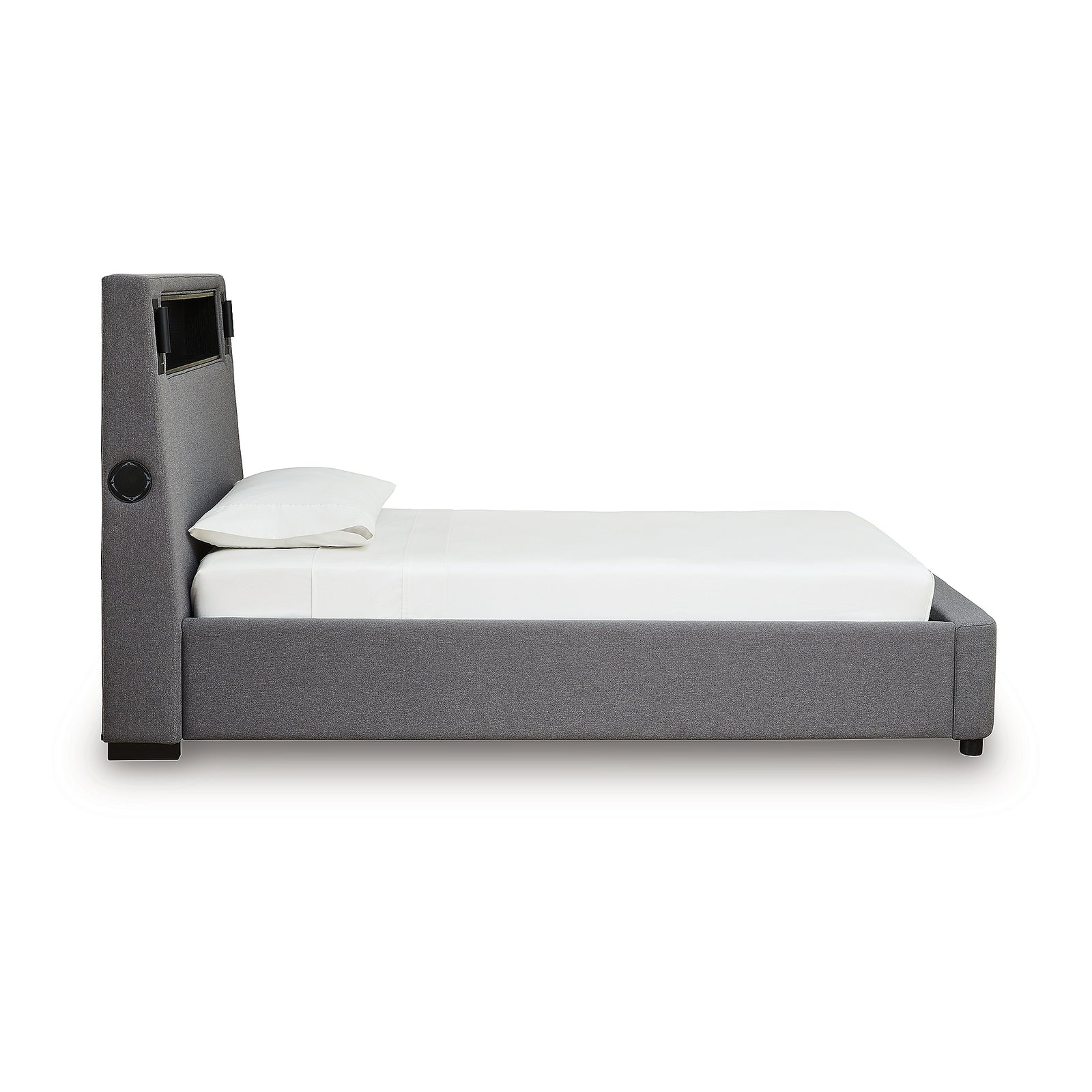 Verishaw Twin Upholstered Bed (PCB2721-SI) - Image 5