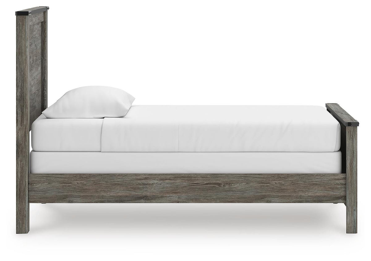 Frandern Panel Bed, Dresser and Mirror (B4480-SI) - Image 11