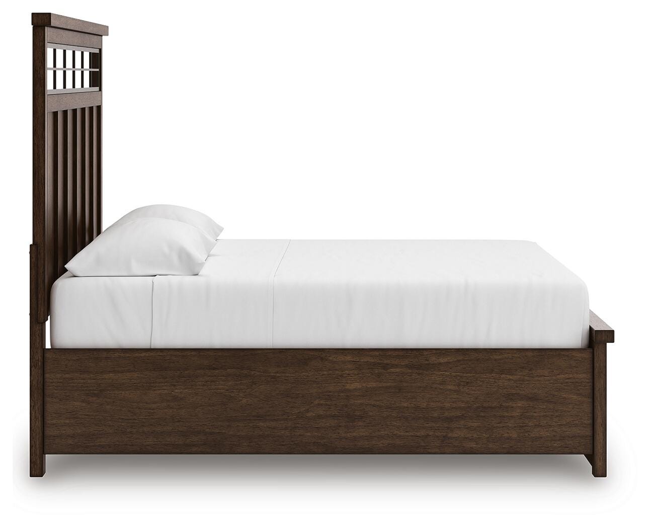 Taffenbrook Panel Storage Bed - Medium Brown  (B849-SI) - Image 7