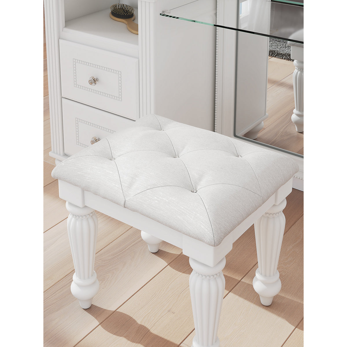 Kozlani Vanity Stool (PCB1819-SI) - Image 6