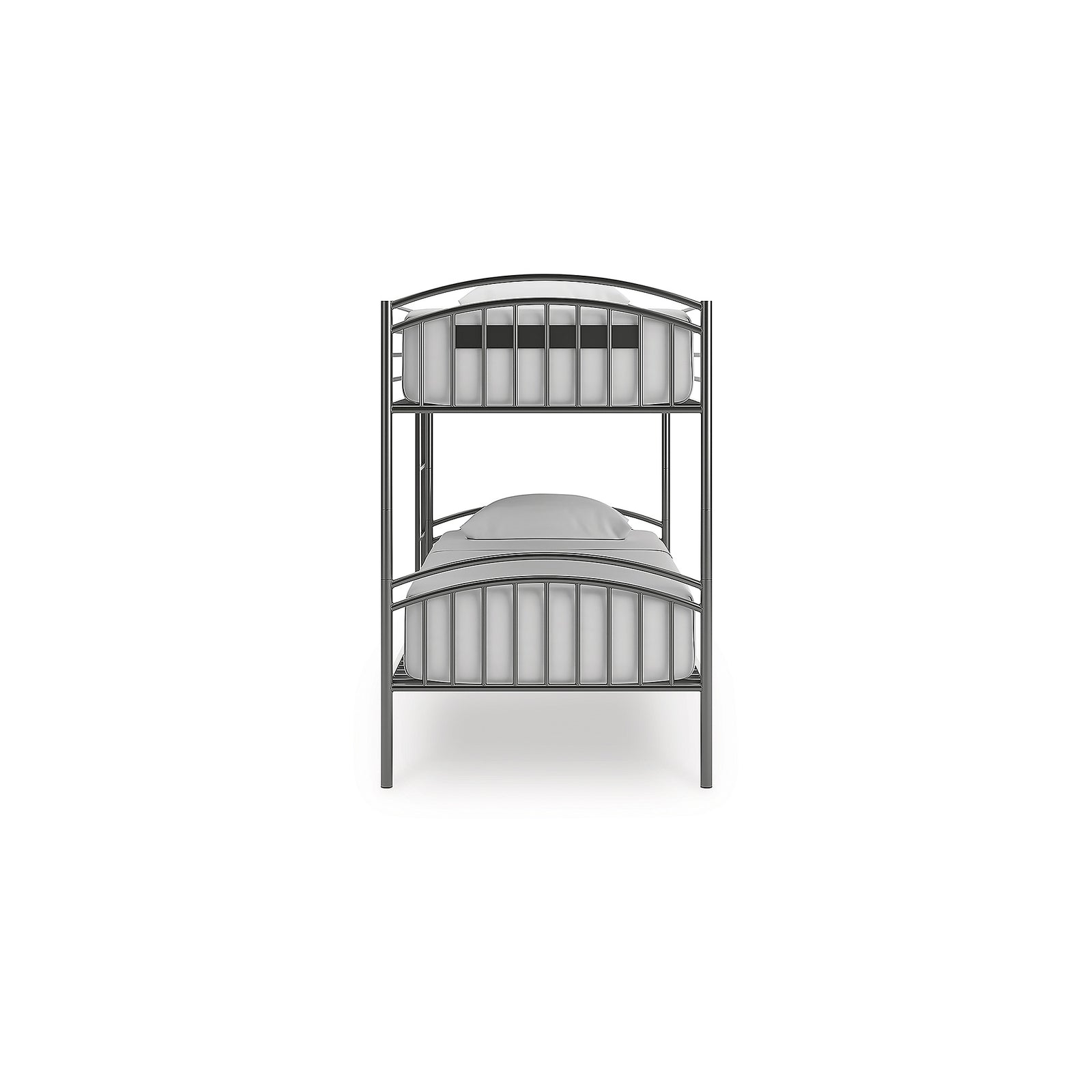 Lanceburg Twin over Twin Bunk Bed and 2 Mattresses (PCB400-SI) - Image 6