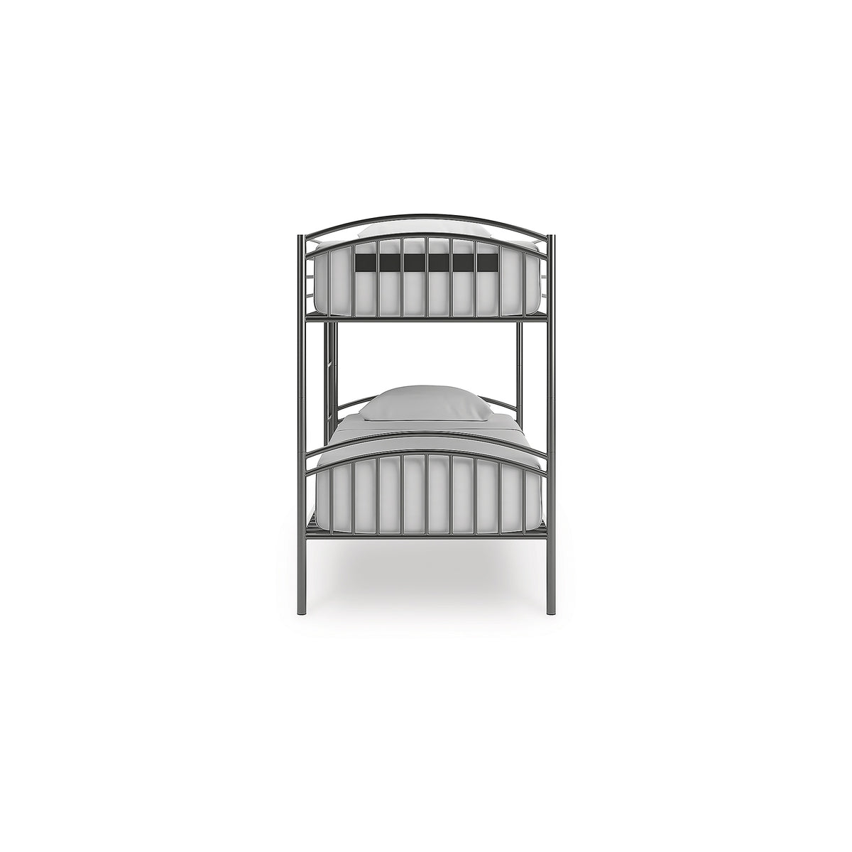 Lanceburg Twin over Twin Bunk Bed with Ladder (PCB400-SI) - Image 5