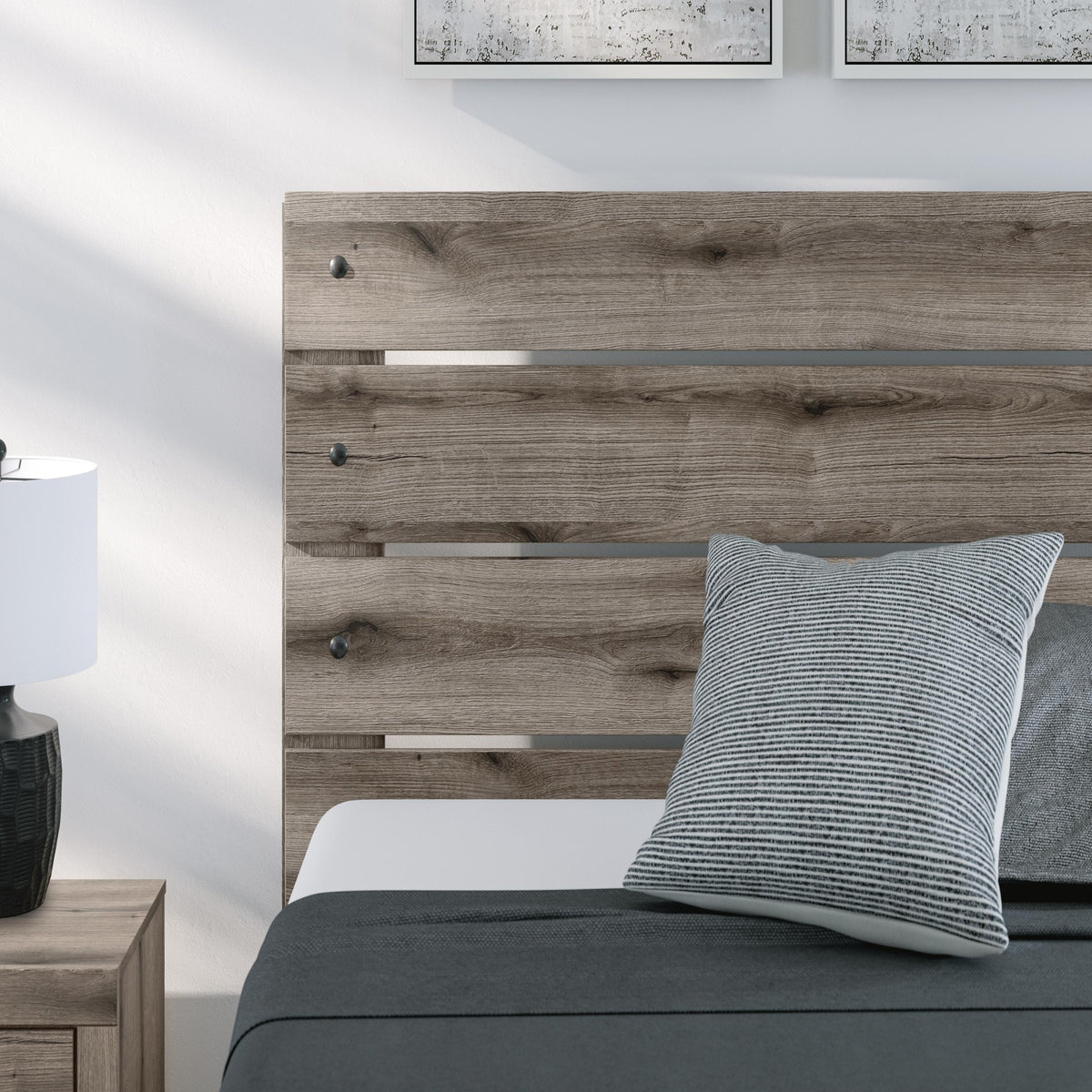 Graystorm Queen Panel Bed (PCB2405-SI) - Image 9