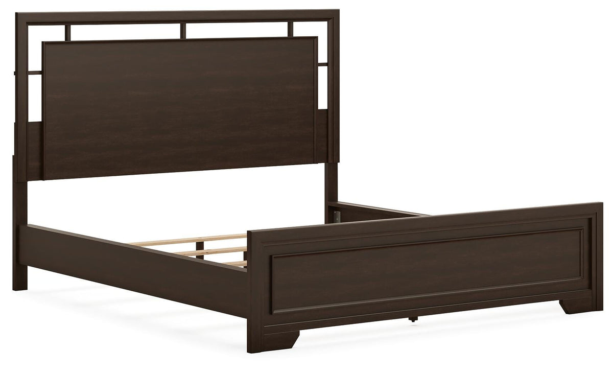 Covetown Panel Bed - Dark Brown  (B441-SI) - Image 4