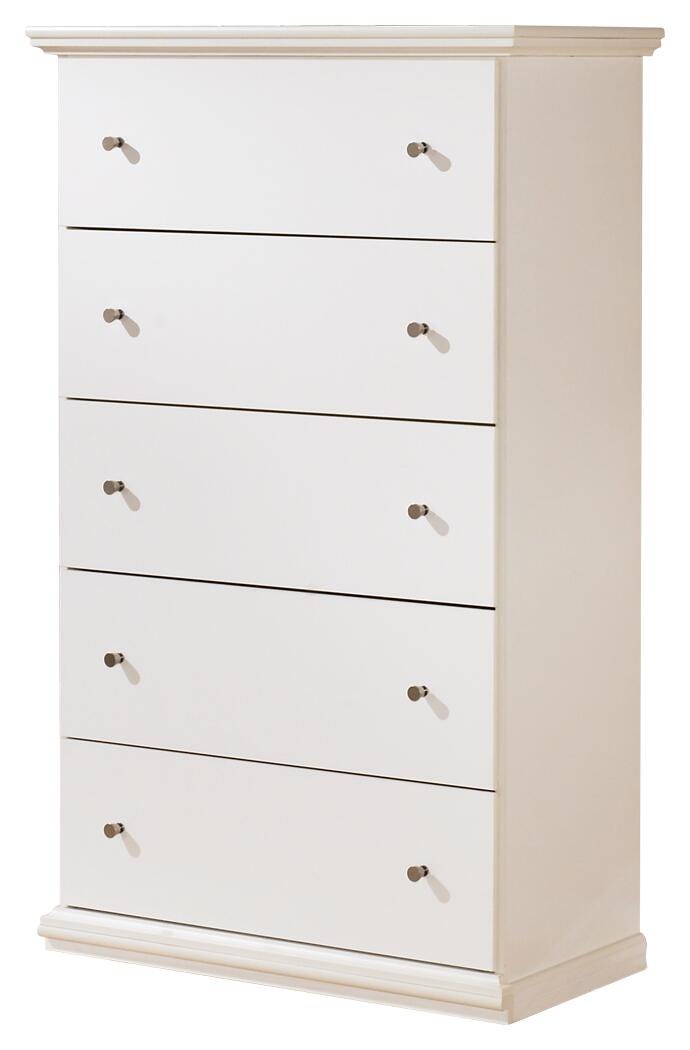 Bostwick Shoals Chest of Drawers - White  (B139-SI)