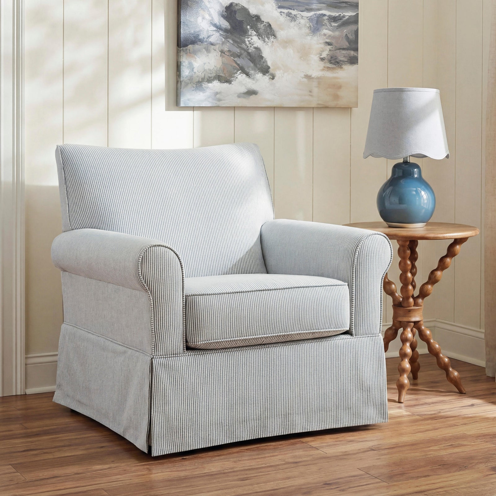Searcy Swivel Glider Accent Chair (A3000853-SI) - Image 5