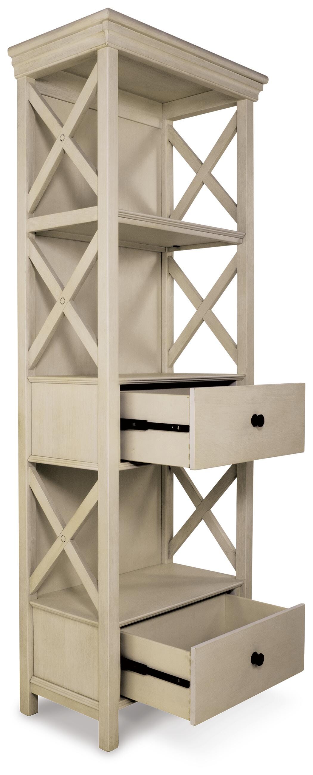 Bolanburg Dining Table, 4 Chairs, Bench, Server and Display Cabinet (D647-SI) - Image 18