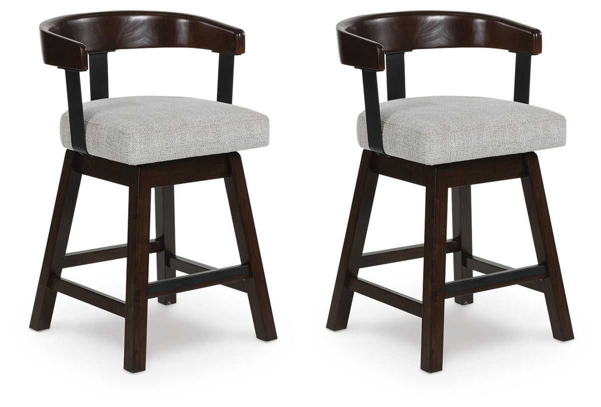 Haddigan Counter Height Barstool (Set of 2) (D596-SI)