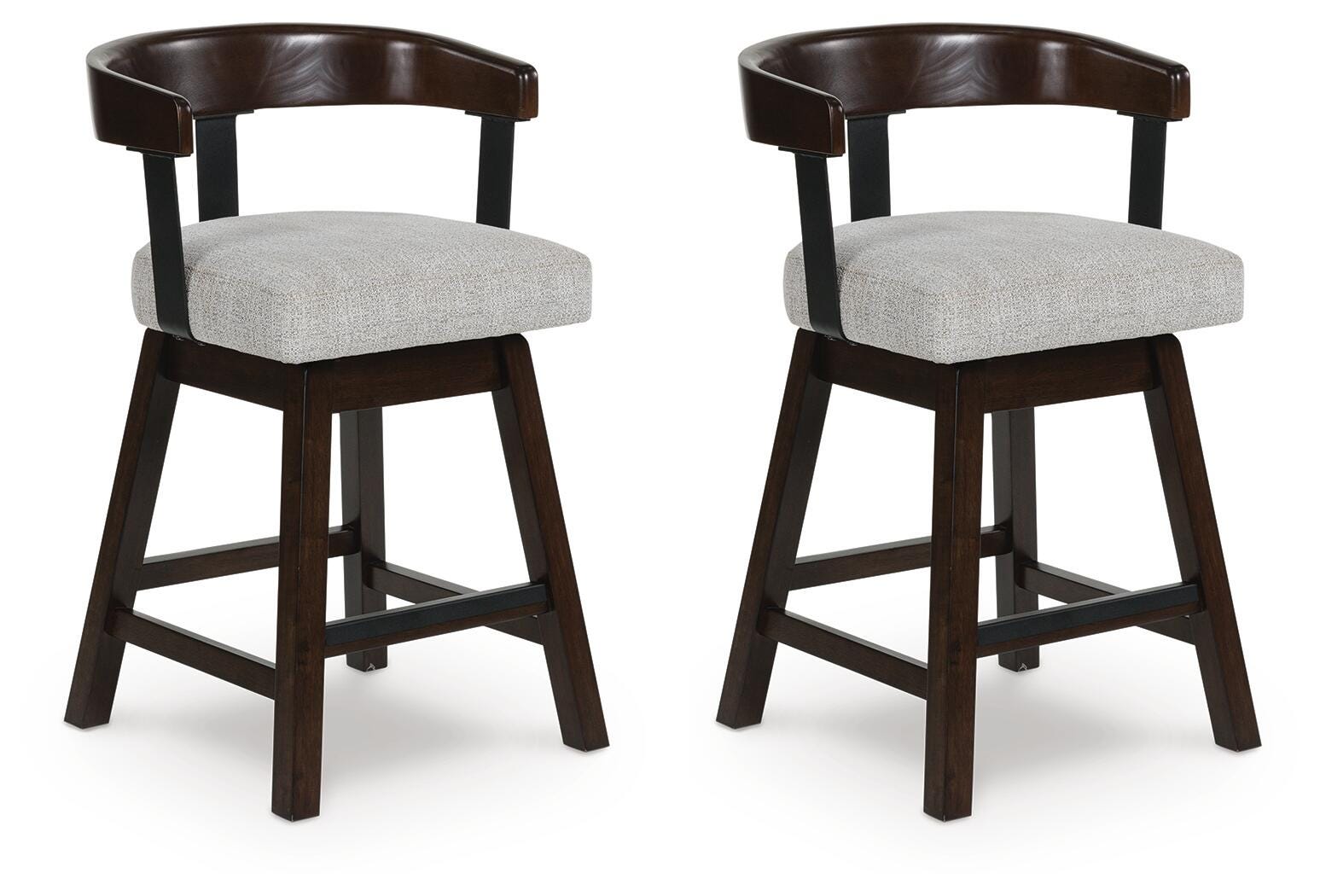 Haddigan Counter Height Barstool (Set of 2) (D596-SI)