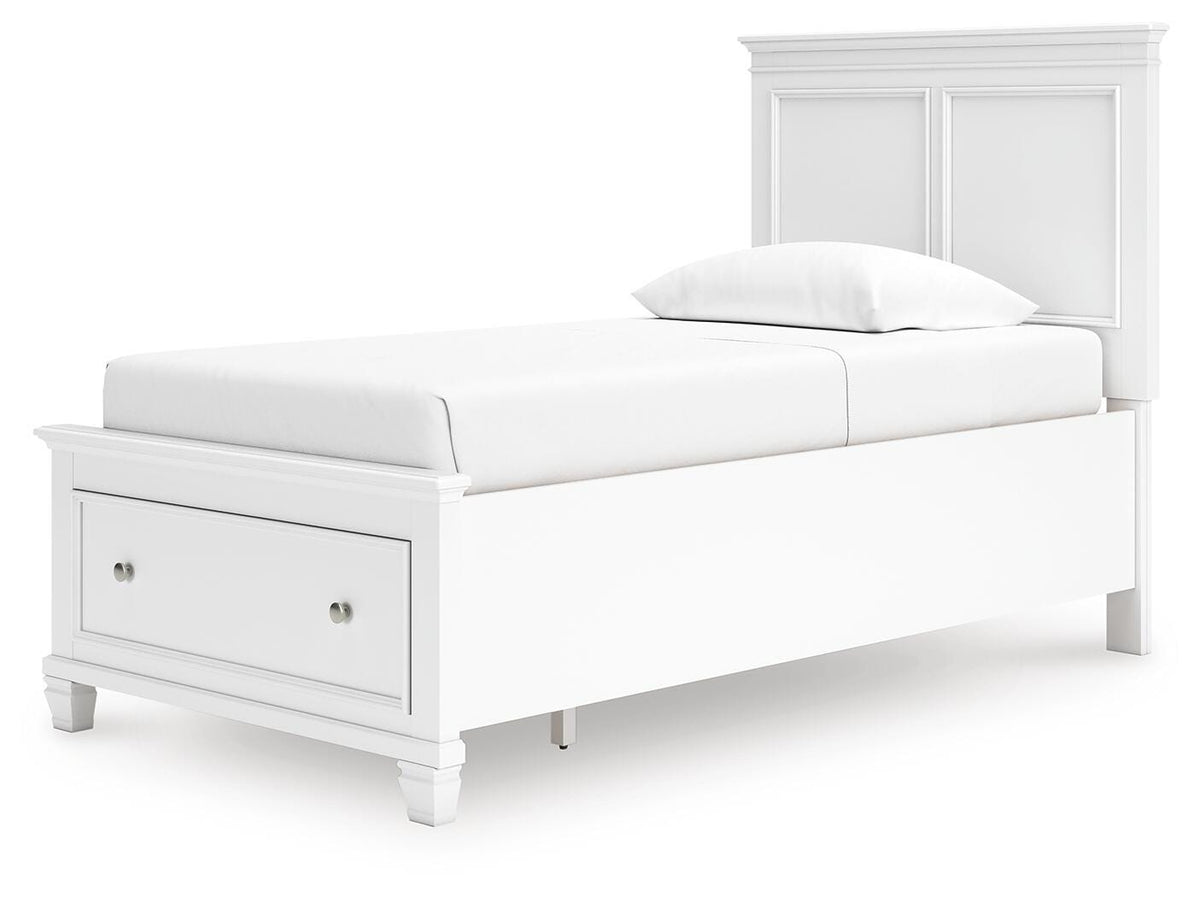 Fortman Panel Storage Bed (Youth) - White  (B680-SI) - Image 5