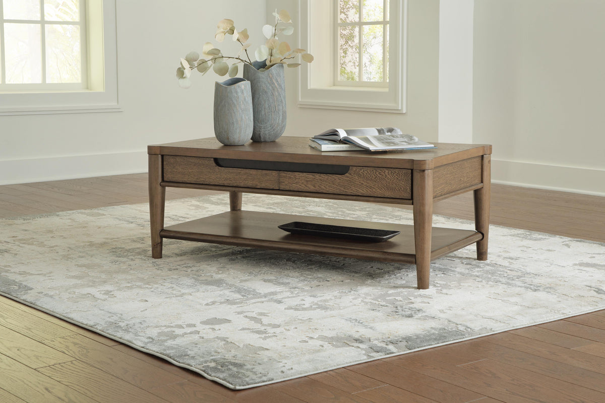 Roanhowe Coffee Table - Brown  (T769-SI) - Image 5
