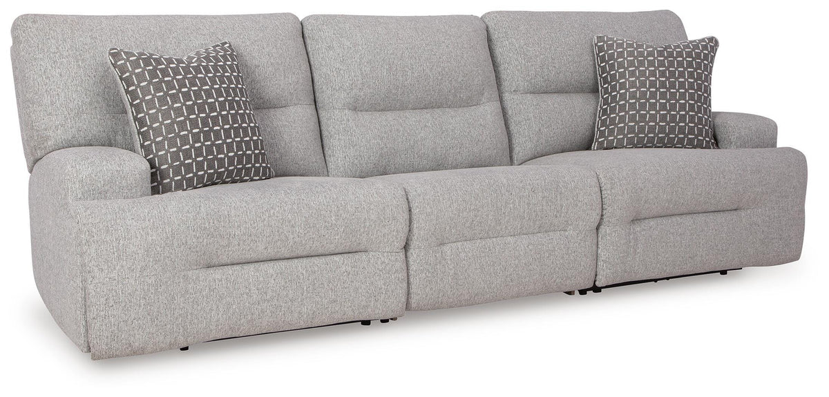 Acklen Place 3-Piece Power Reclining Sectional Sofa (93605-SI) - Image 2