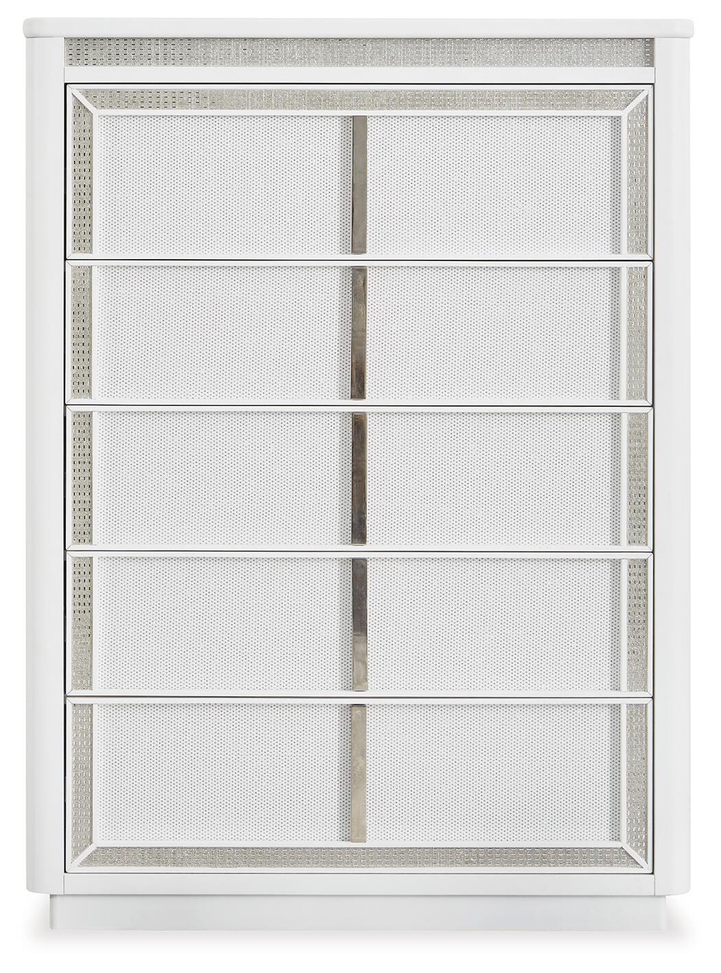Chalanna Chest of Drawers - White  (B822-SI)