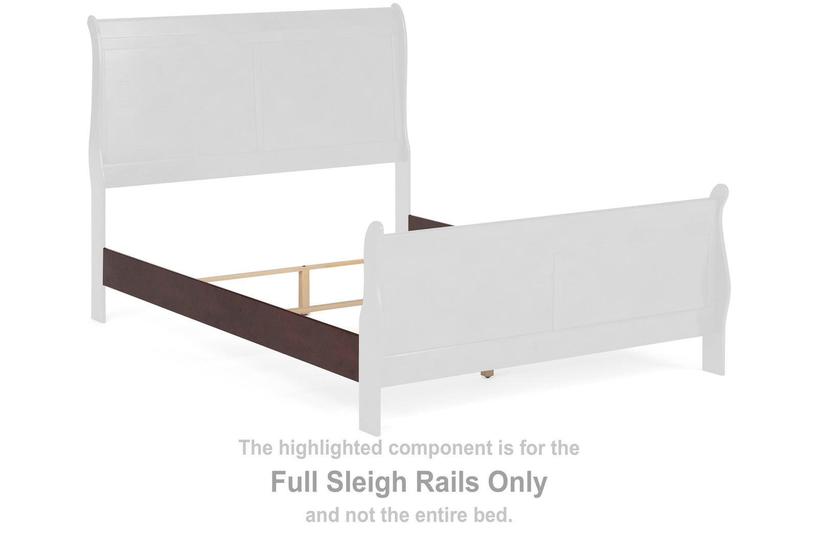 Alisdair Sleigh Rails - Reddish Brown  (B376-SI) - Image 5
