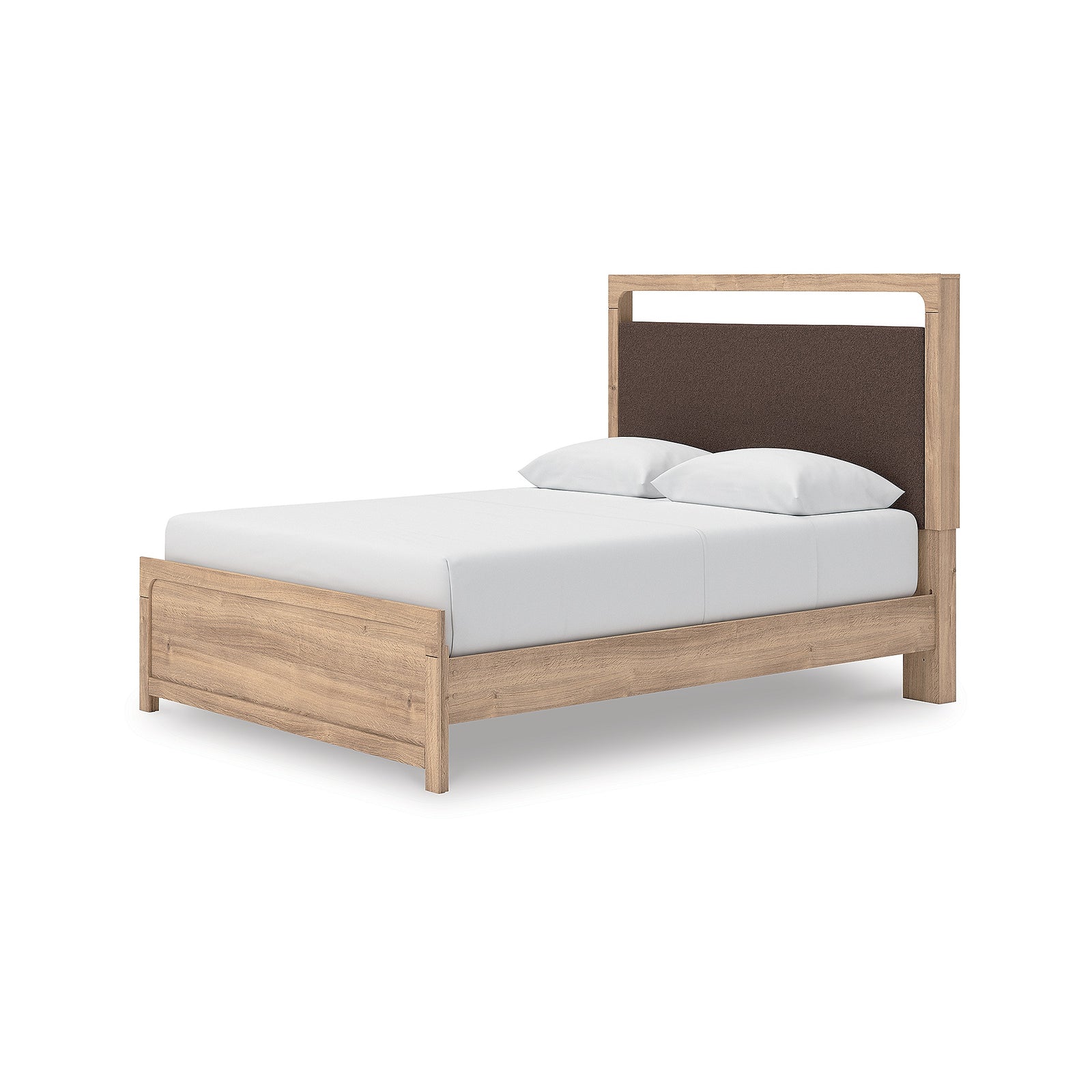 Kinlanni Queen Upholstered Panel Bed, Dresser and Mirror (PCB1360-SI) - Image 14