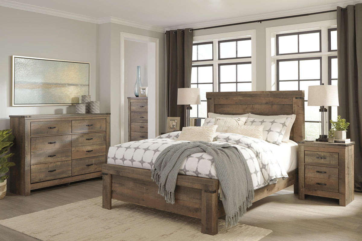 Trinell Dresser - Brown  (B446-SI) - Image 4