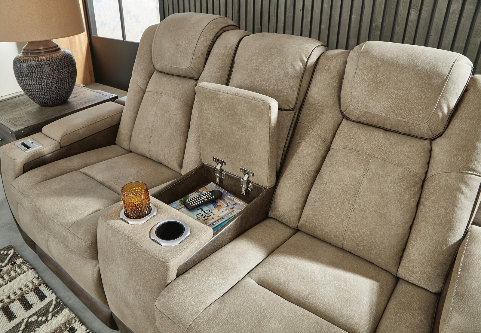 Next-Gen Durapella Power Reclining Sofa, Loveseat and Recliner (22003-SI) - Image 9